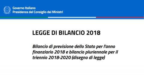 Finanziaria 2018